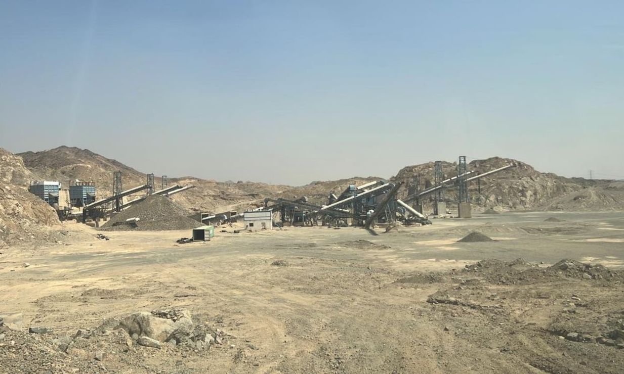 إنتاج الركام - شركة بناء الطرق