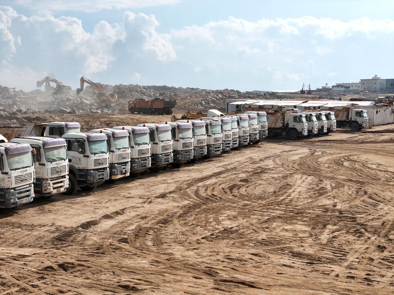 آليات البناء - شركة بناء الطرق